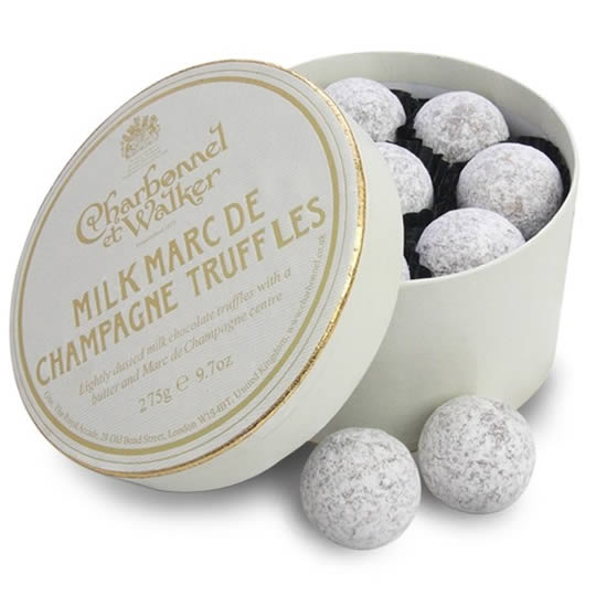 Charbonnel et Walker Milk Marc de Champagne Chocolate Truffles 275g