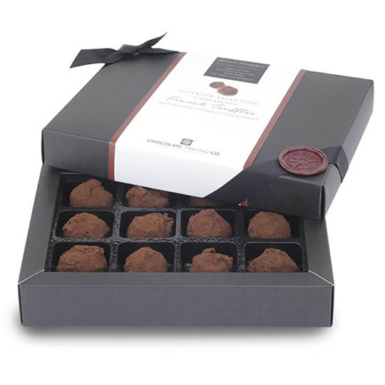 Buy Chocolate Trading Co. Superior Selection 12 Dark & Dusted French Truffles 138g from choctrade Chocolate Trading Co. Superior Selection 12 Dark & Dusted French Truffles 138g