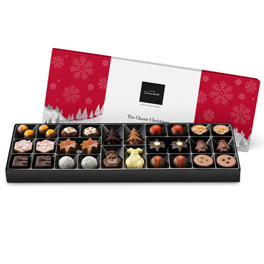 Hotel Chocolat Classic Christmas Sleekster Chocolate Box