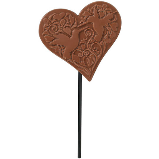 Hotel Chocolat Milk Chocolate Heart Lolly