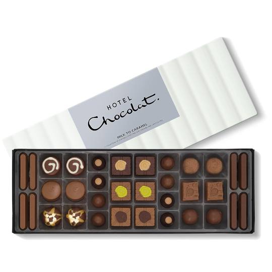 Buy Hotel Chocolat Milk to Caramel Sleekster Chocolate Box from amazon Hotel Chocolat Milk to Caramel Sleekster Chocolate Box
