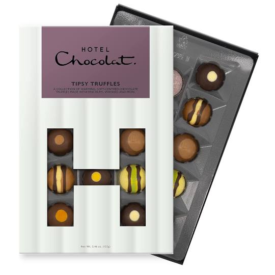 Buy Hotel Chocolat Tipsy Truffles H-Box Chocolate Box from amazon Hotel Chocolat Tipsy Truffles H-Box Chocolate Box