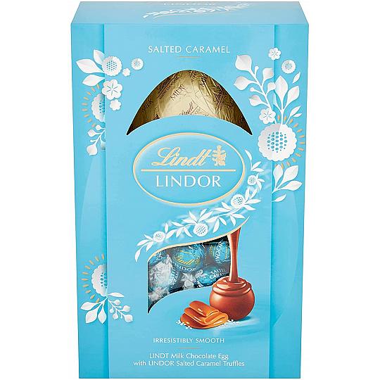 Lindt LINDOR Salted Caramel Easter Egg 260g