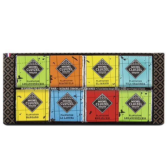 Buy Michel Cluizel 1ers Crus de Plantation 16 Dark Chocolate Squares from choctrade Michel Cluizel 1ers Crus de Plantation 16 Dark Chocolate Squares