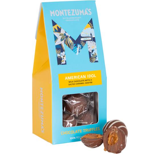 Montezuma’s American Idol Salted Caramel Milk Chocolate Truffles