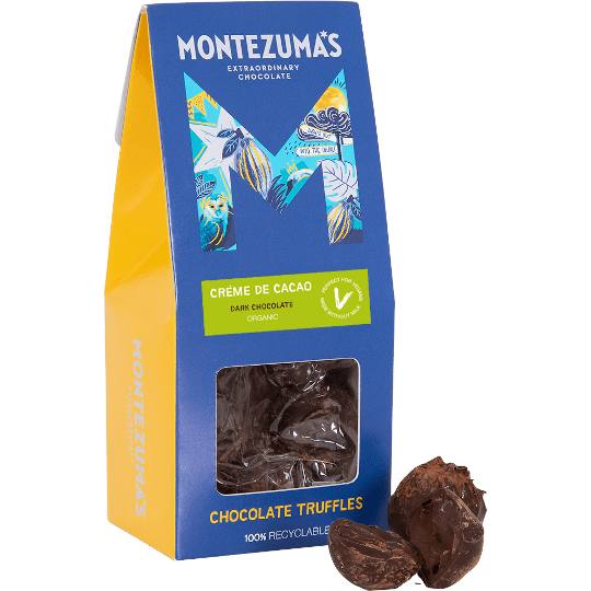Buy Montezuma’s Crème de Cacao Dark Chocolate Truffles from montezumas Montezuma’s Crème de Cacao Dark Chocolate Truffles