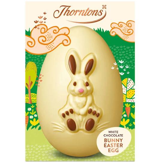 Thorntons White Chocolate Bunny Easter Egg